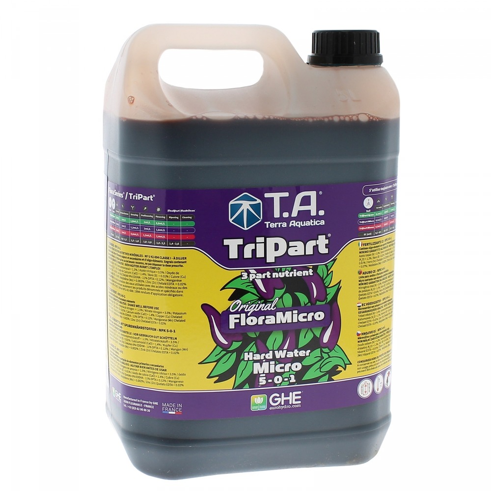 Tripart micro eau dure 5 litres