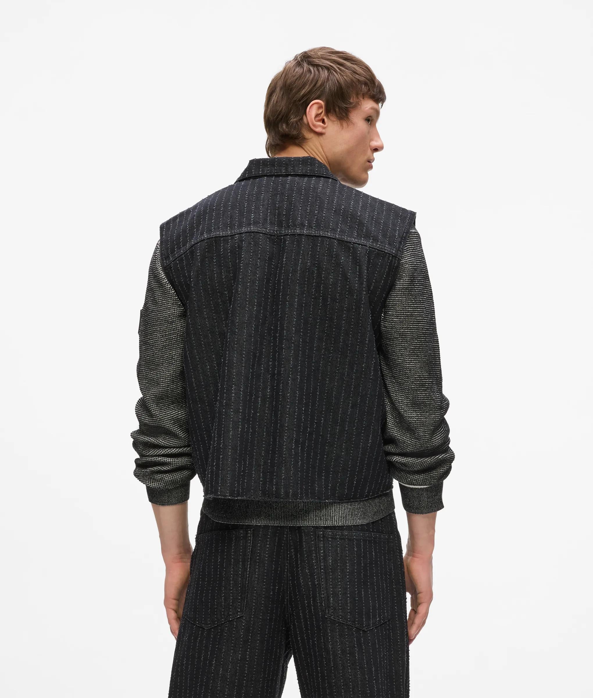 Hemd van denim met pinstripes