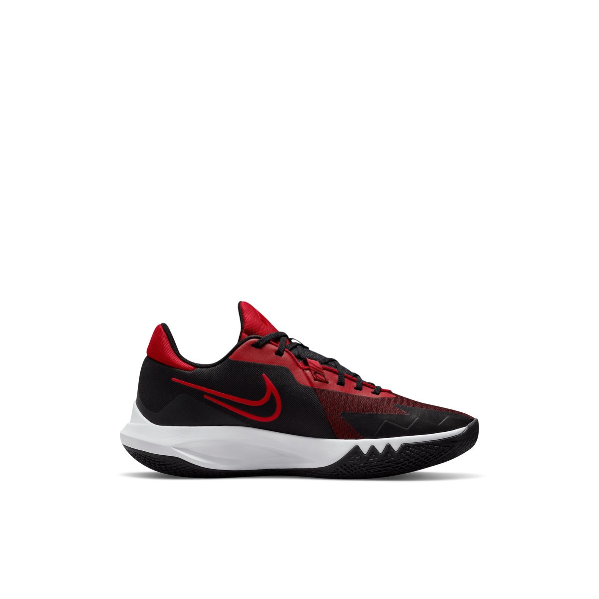 NIKE-Prcision_6-m-Basket de basketball - Talon plat - Rouge
