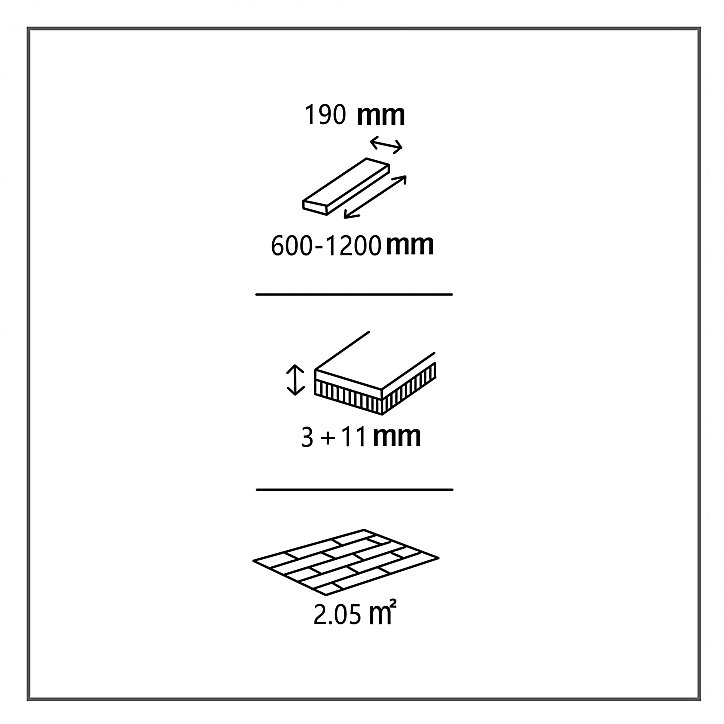 Parquet contrecollé clipsable Visby XL en chêne huilé blond