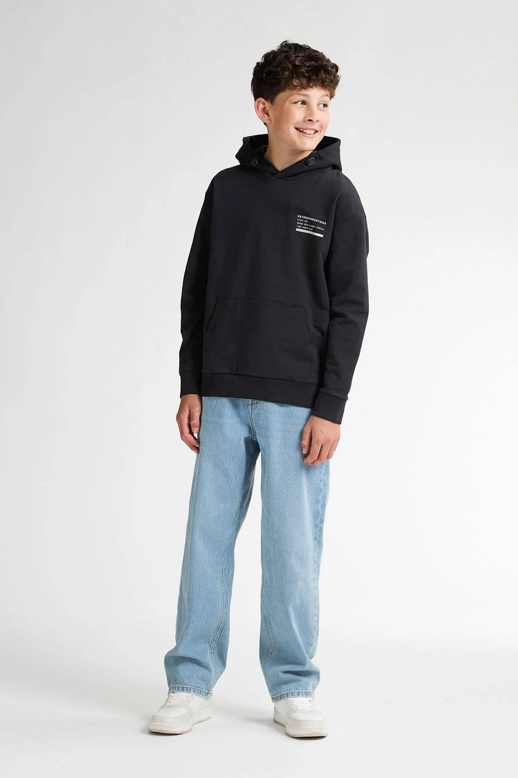 Petrol Industries hoodie zwart
