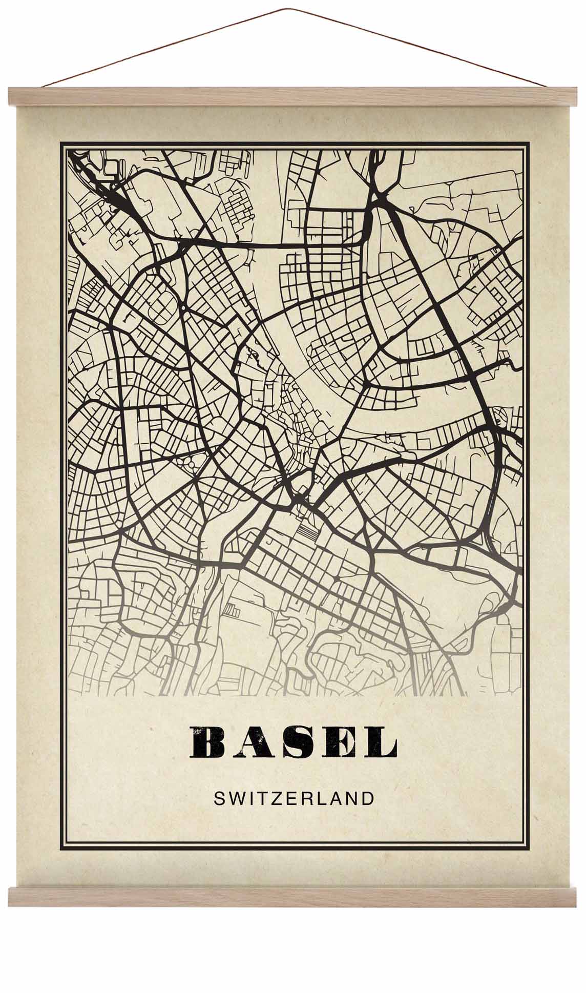 Basel Stadt Sepia