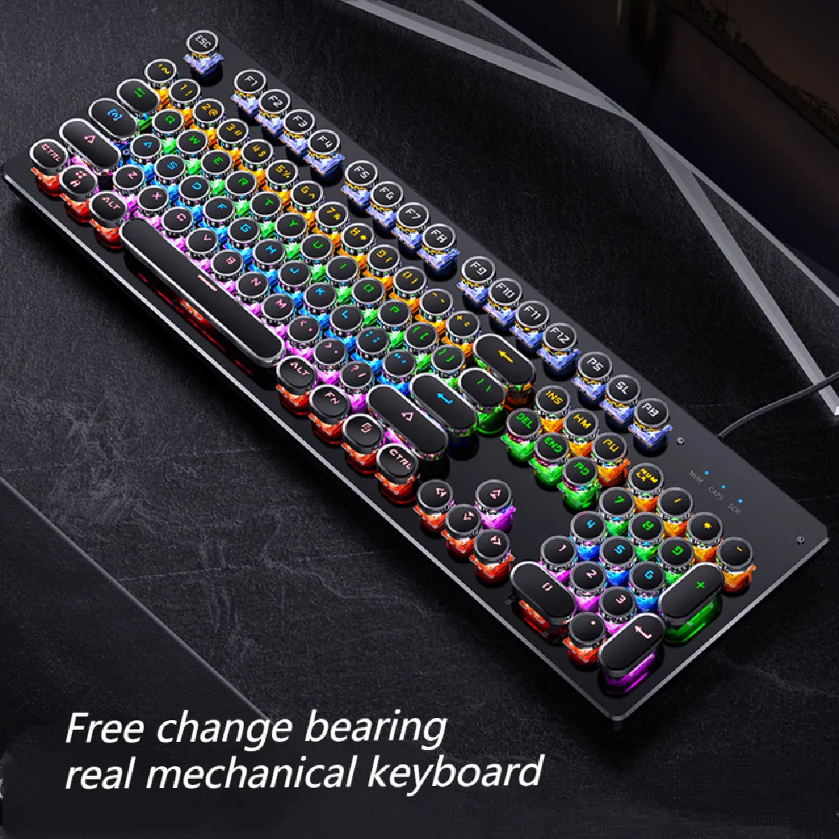 General Clavier de jeu Steampunk Noir