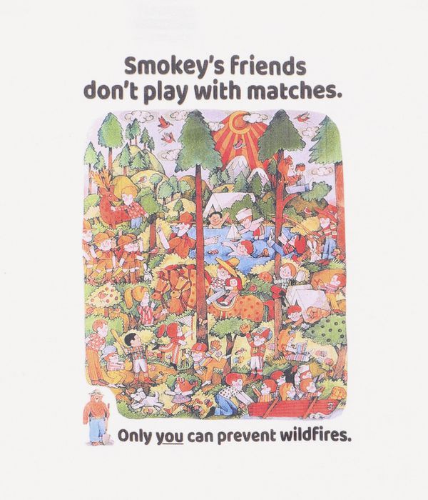 Element x Smokey Bear Prevent T-Shirt (egret)