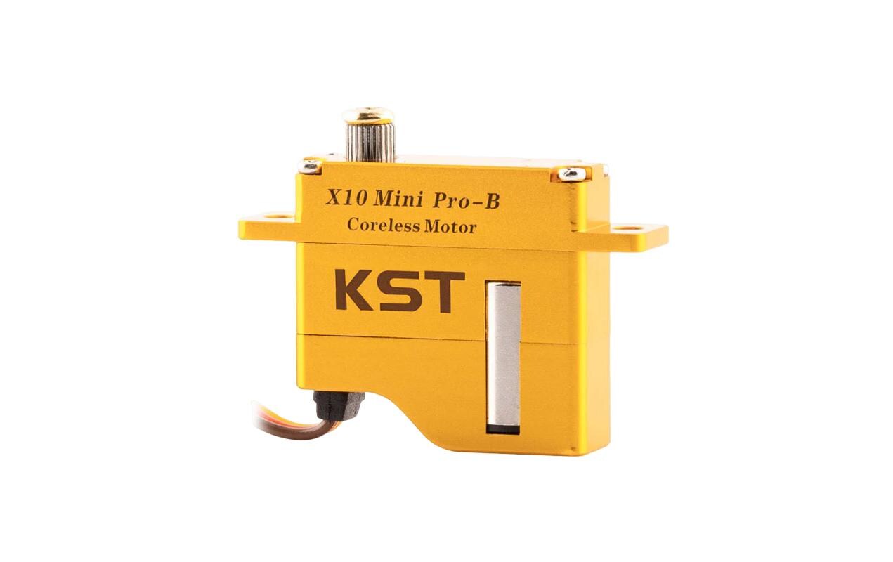 Flächenservo X10 Mini Pro-B V8.0 8 kg, 0.08 s, Digital HV10 mm Flächenservo mit Metallgetriebe für Profianwendungen