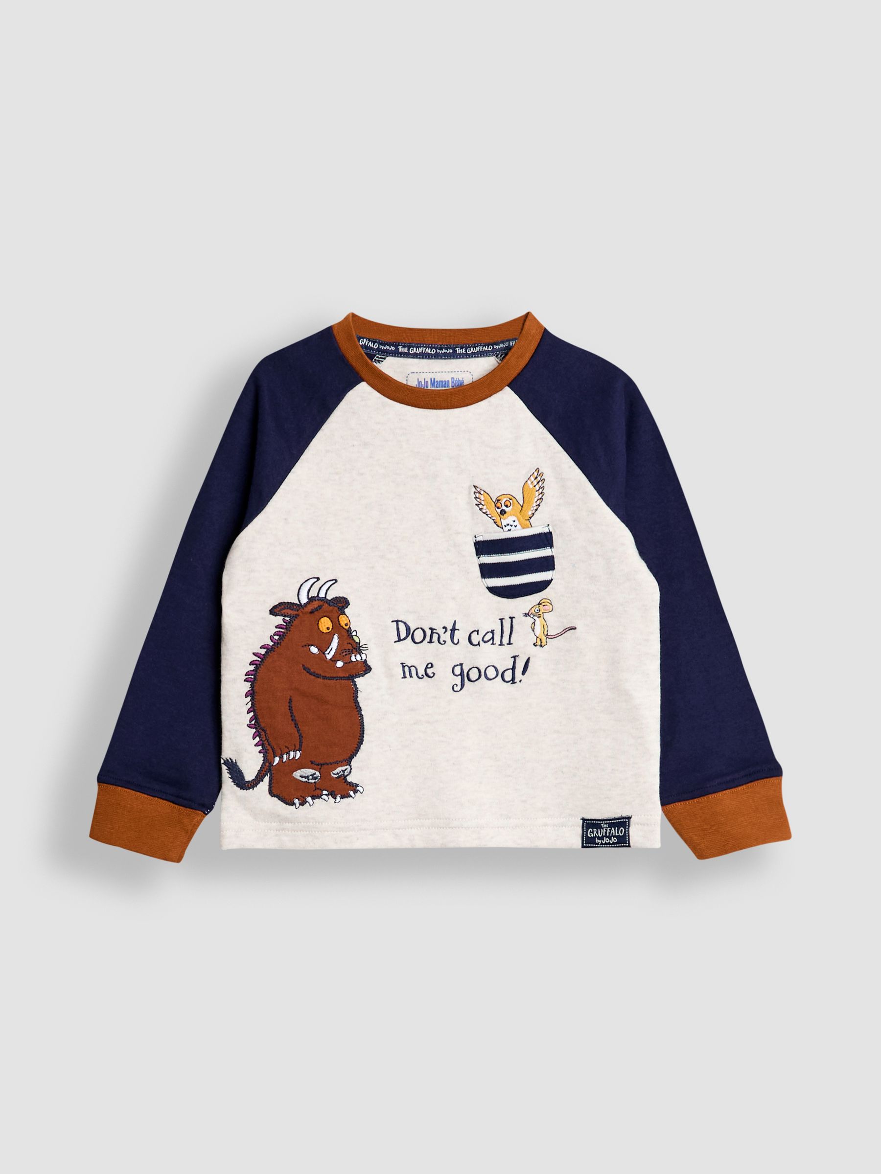 JoJo Maman Bébé Character Appliqué Jersey Pyjamas