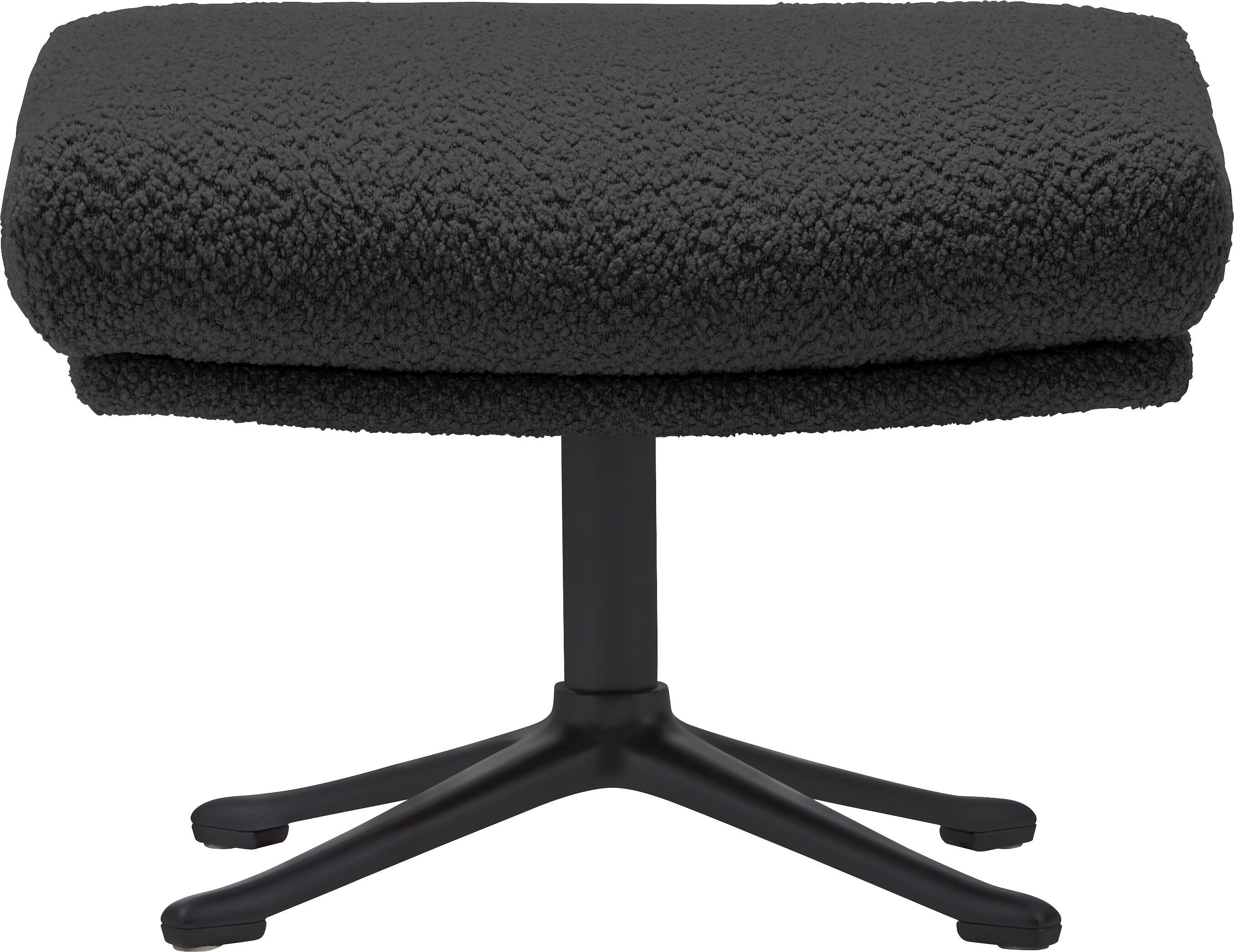 ANDRES Hocker - Anthrazit / B: 51.0 cm x T: 40.0 cm x H: 41.0 cm
