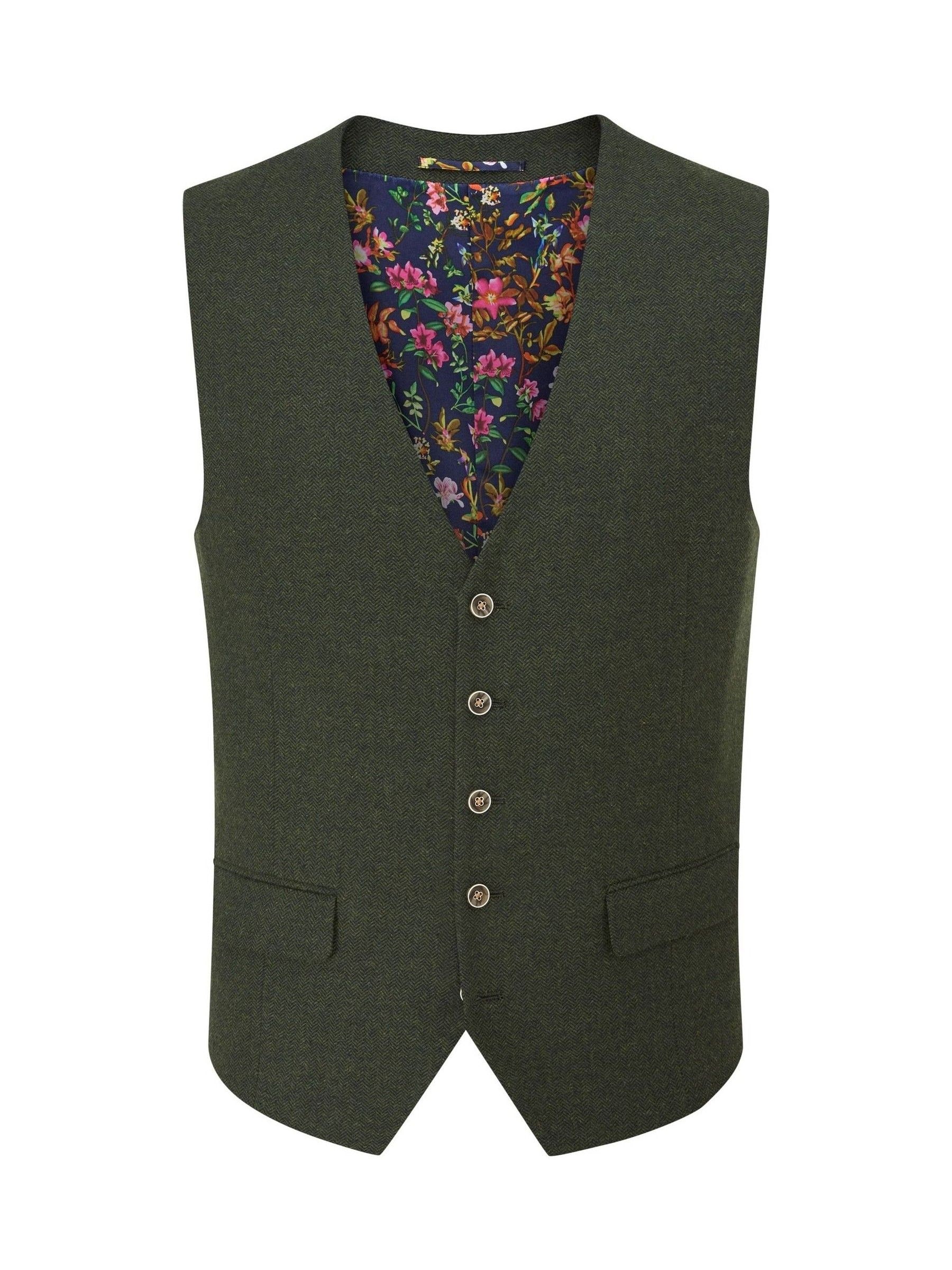 Skopes Jude visgraat single breasted gilet