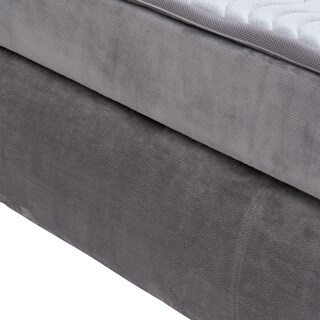 Boxspringbett Scarlett Grau Liegefläche 180x200 cm