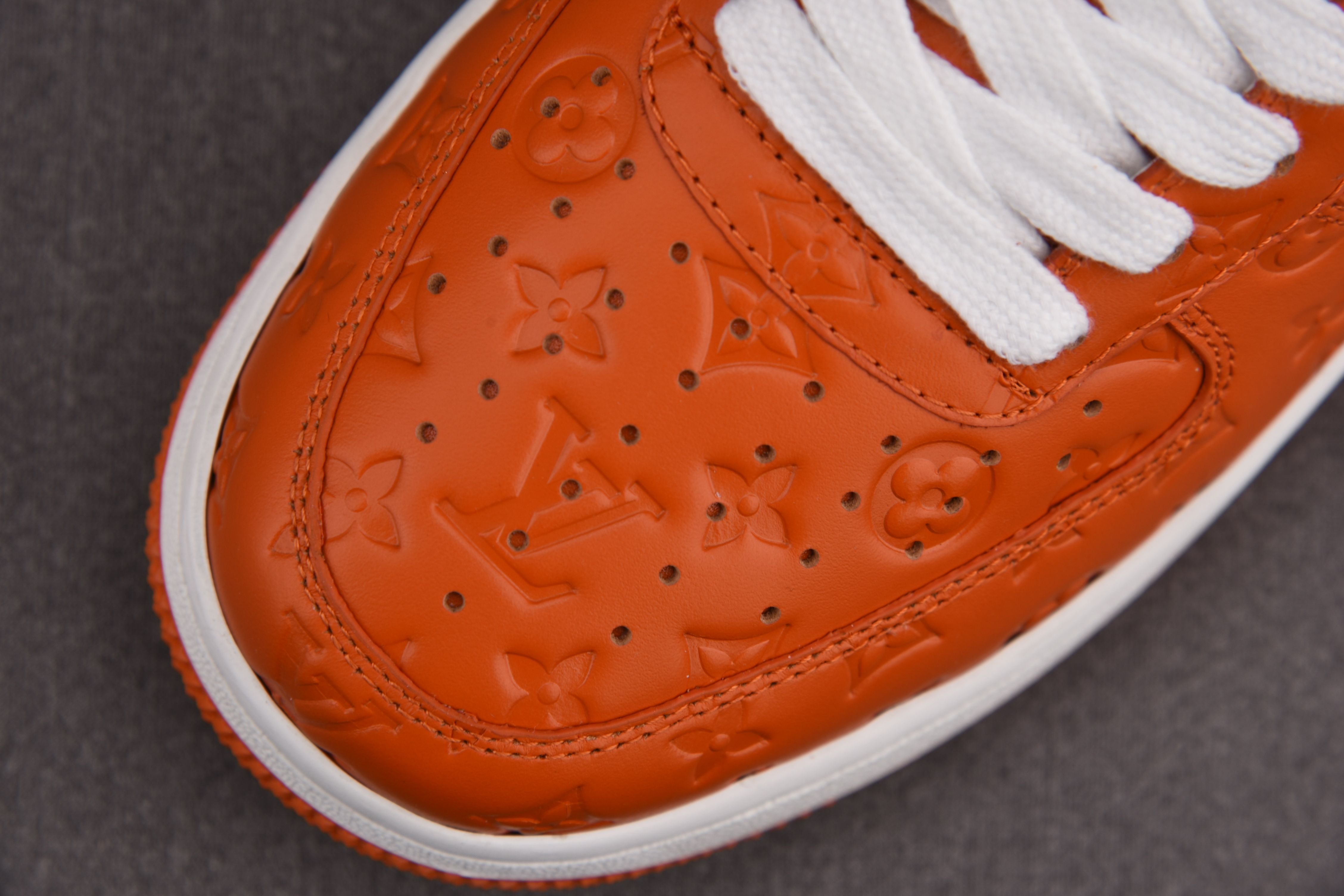 Nike Air Force 1 Low Louis Vuitton University Orange White (Be careful about the size!!)