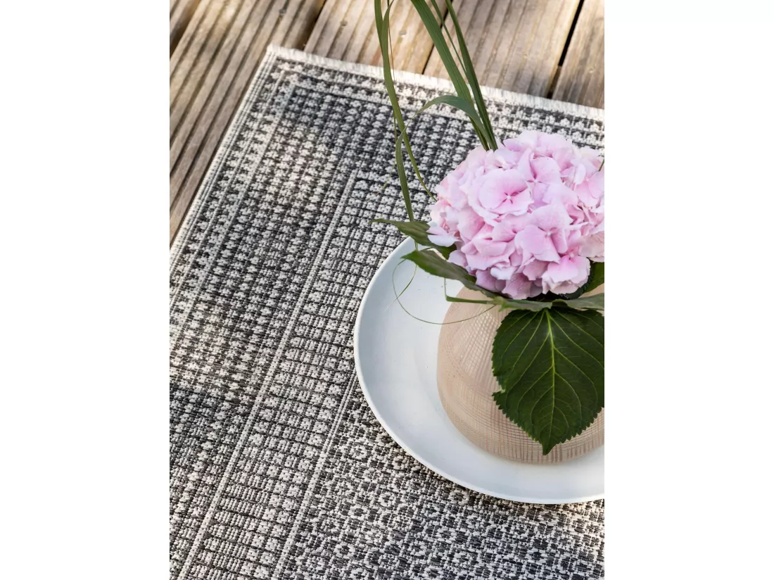 Tapis d'extérieur & intérieur Cleo Anthracite 200x290 cm