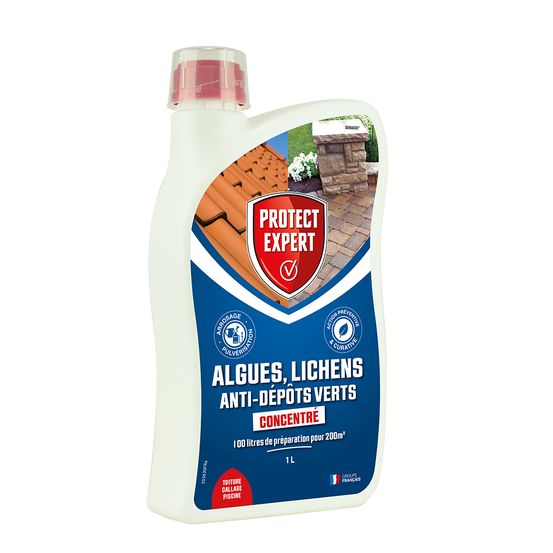 Anti-mousses Algues, lichens et anti-depôts verts 1 L PEX
