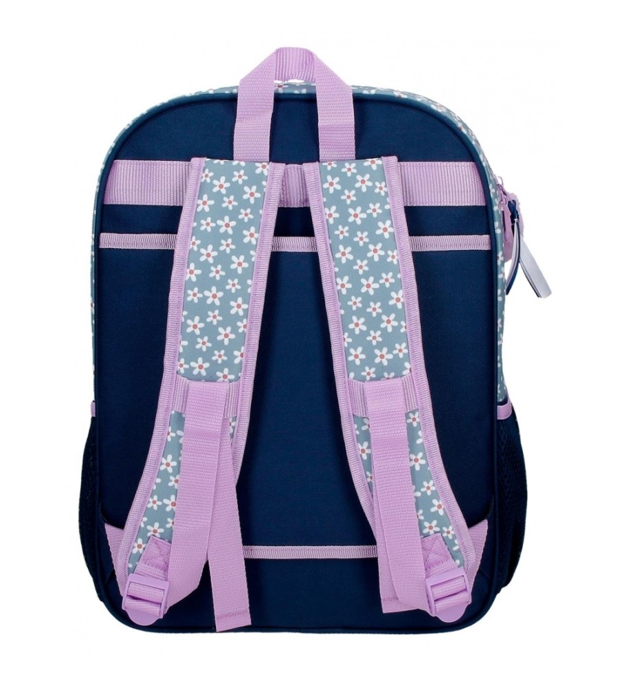 Disney Mochila Escolar Minnie Style azul -30x40x13cm-