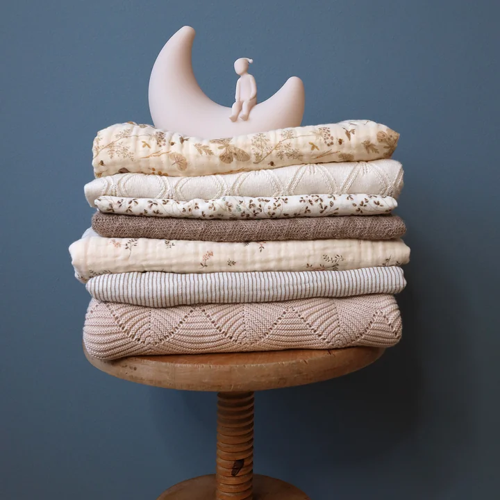 Cam Cam Copenhagen - Musselin Decke, 100 x 100 cm, berries