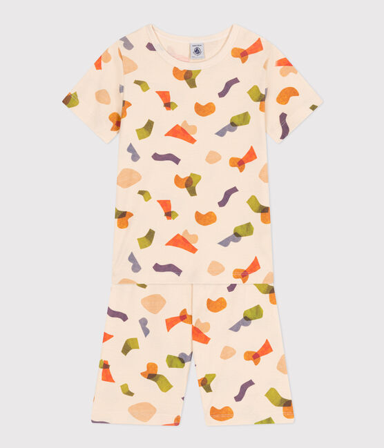 Pyjama short imprimé en coton enfant
