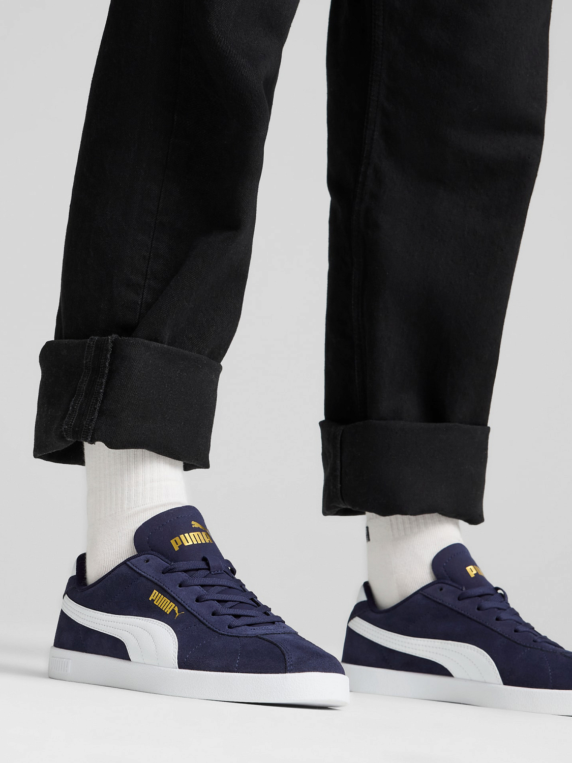 Puma Club II Suede Sneakers Navy Unisex