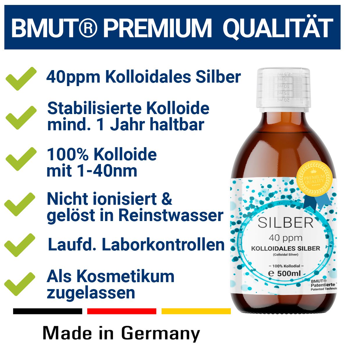 BMUT Kolloidales Silber (40 ppm)