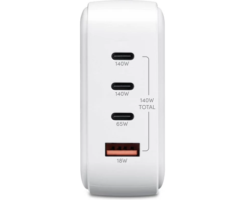Andersson WLC-G2600 - Wall Charger PD 140W 3xUSB-C 1xUSB-A White