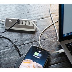 Station de recharge USB estilo, 4x USB+1x USB-C