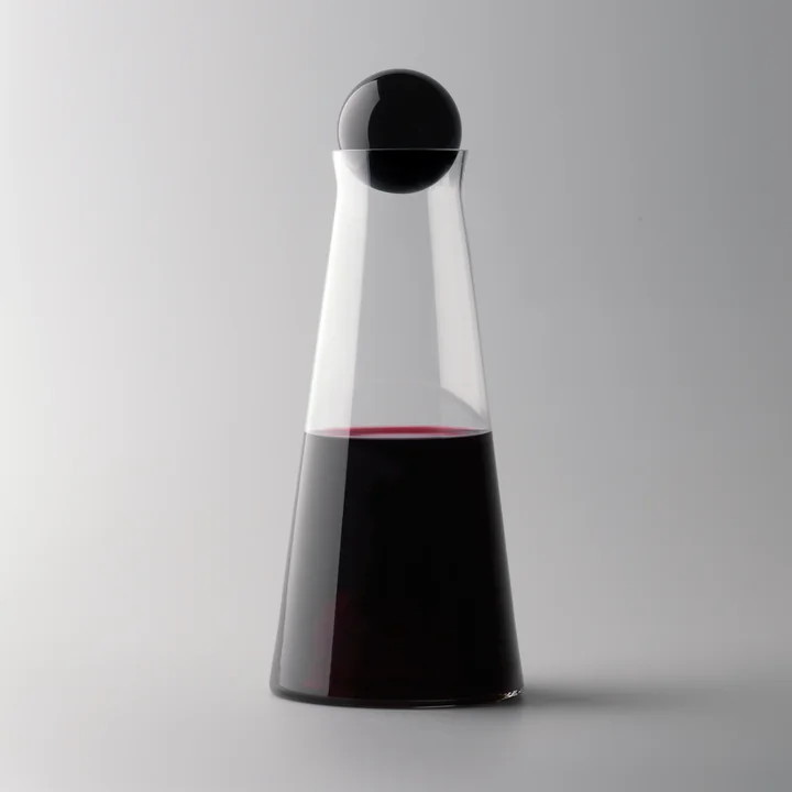 Design House Stockholm - Fia Karaffe, H 25 cm, klar / bernstein