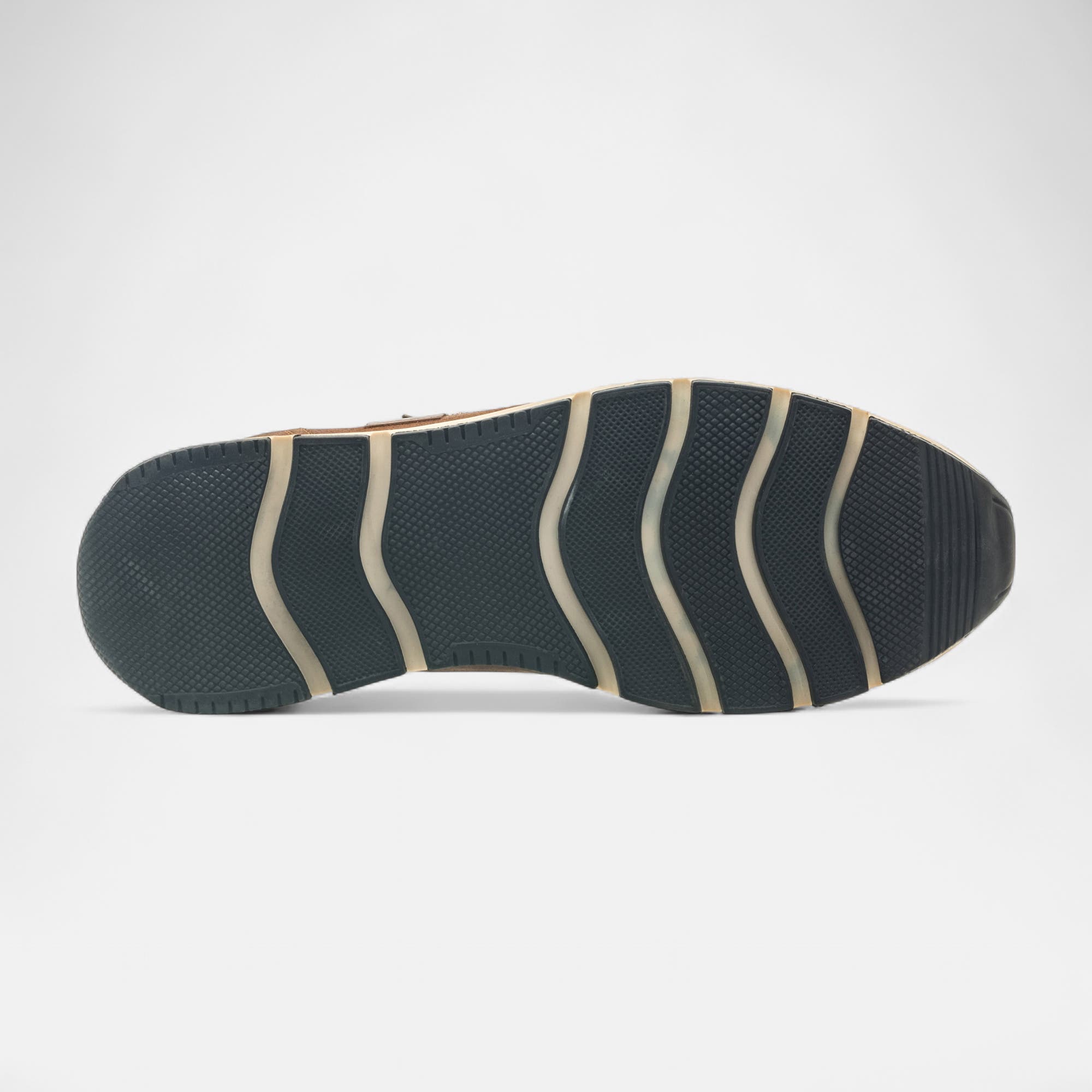 Baskets basses Homme en cuir cognac