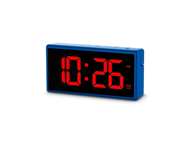 Hama Digitalwecker Ibiza Blau Wecker mit USB-Ladefunktion