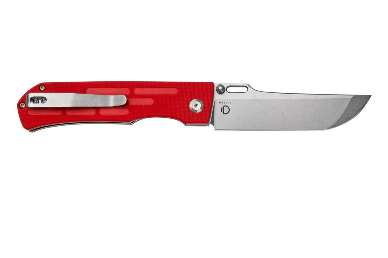 Kansept Reedus T1041A2 Stonewashed, Red G10 zakmes, Dmitry Osarenko design