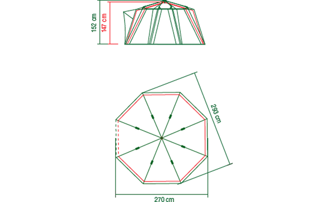 Coleman OctaGo Kuppelzelt für 3 Personen