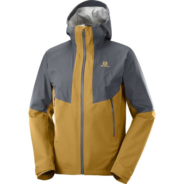Veste randonnée SALOMON OUTLINE GORE-TEX HYBRID JKT M EBONY/BRONZE B