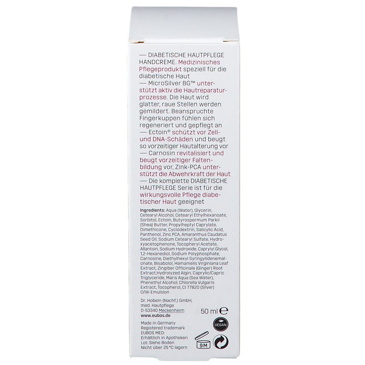 EUBOS DIABETISCHE HAUTPFLEGE HANDCREME