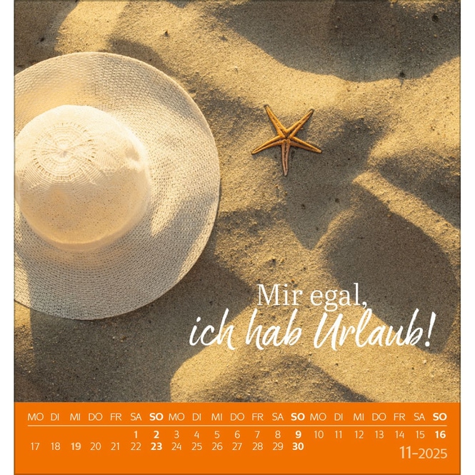 Postkartenkalender - 2025 - Urlaubsreif
