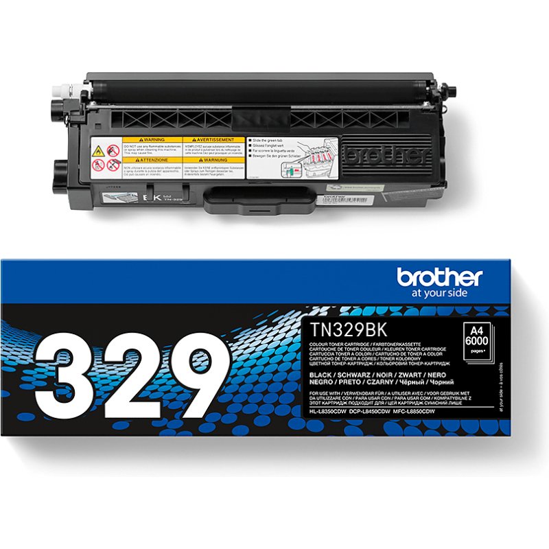 Brother TN-329BK - Cartouche de toner originale – Noir