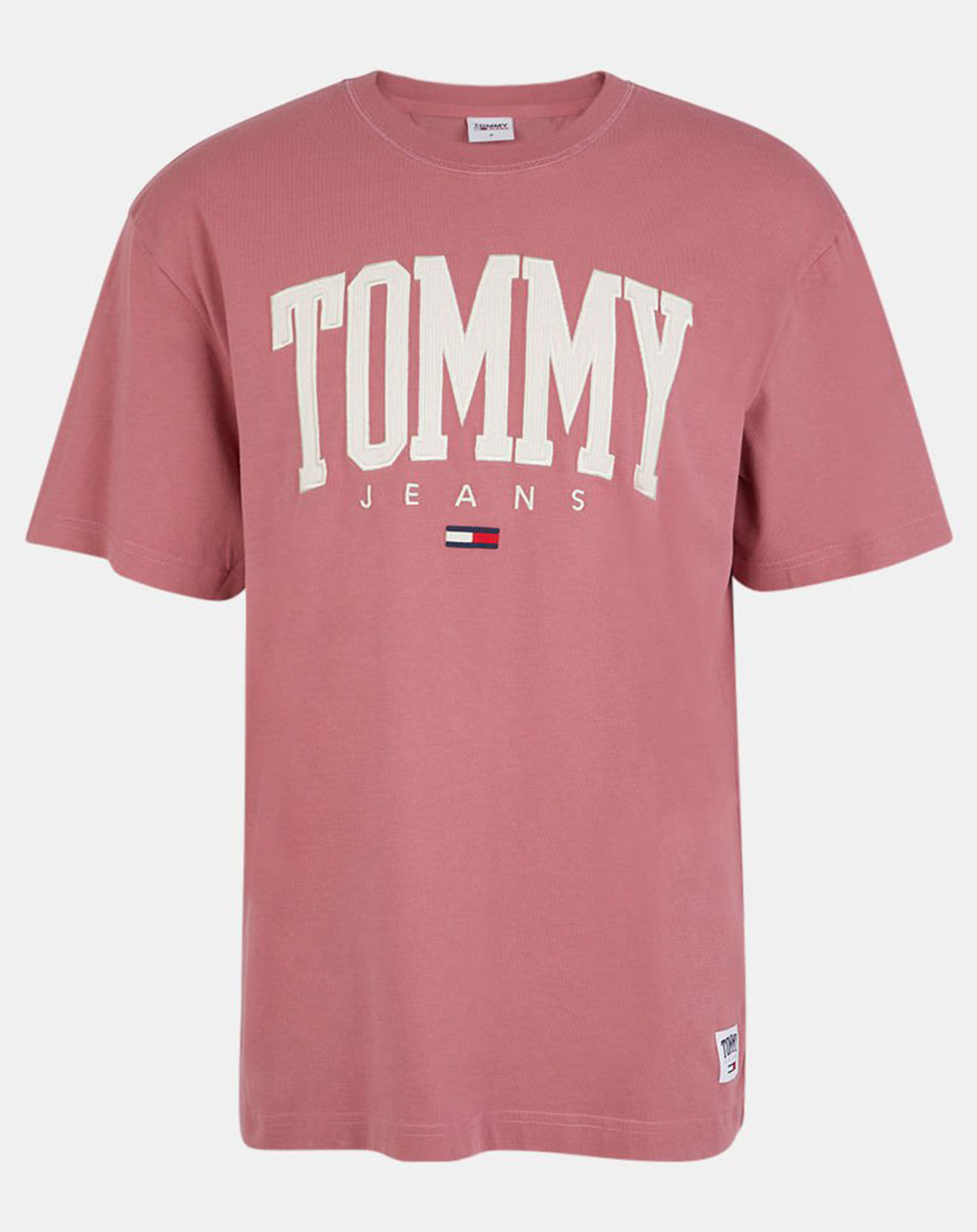 Tommy Jeans T-Shirt Abo Tjm Collegiate rose foncé