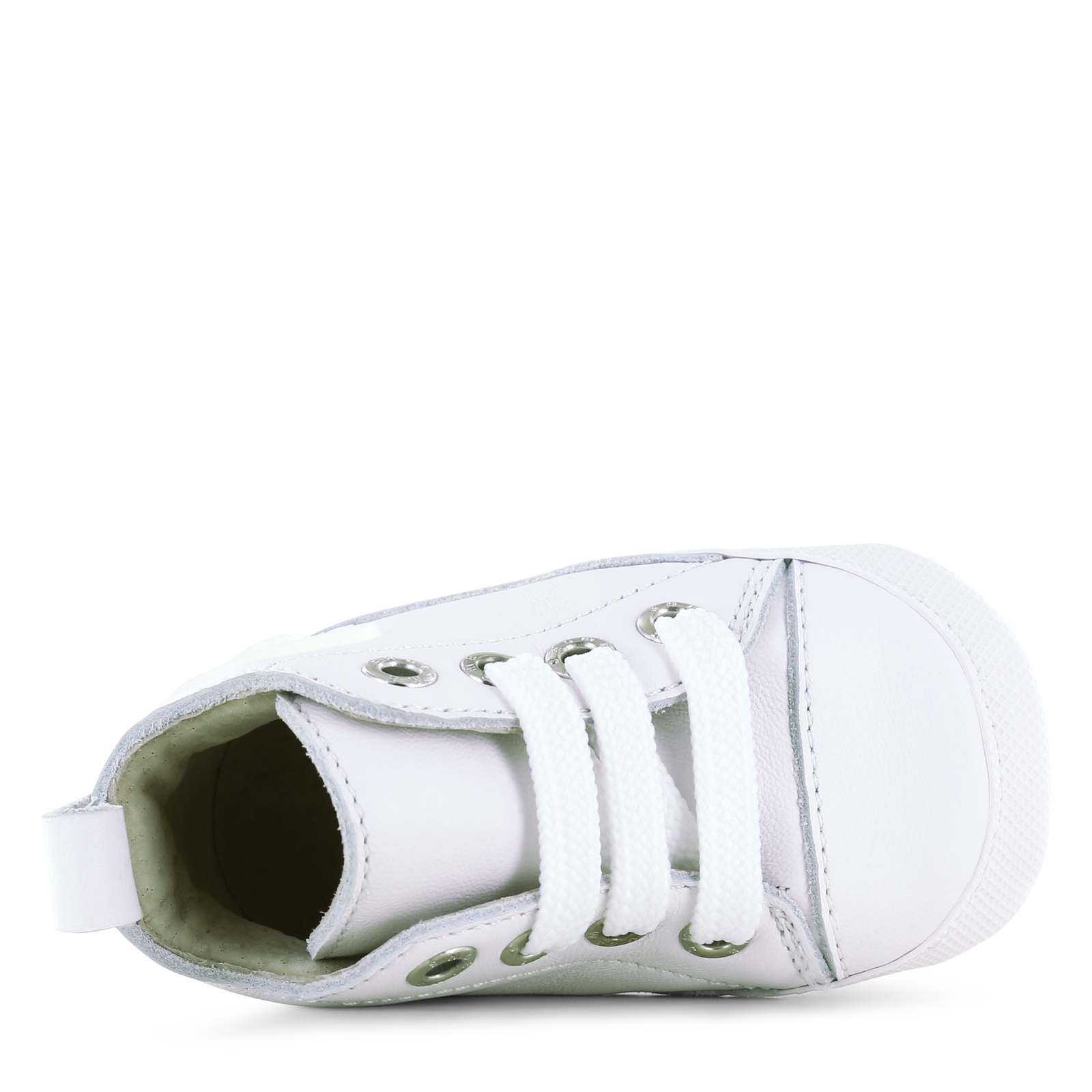 Shoesme wit BABY-PROOF® schoentje Leer | Uni schoenen