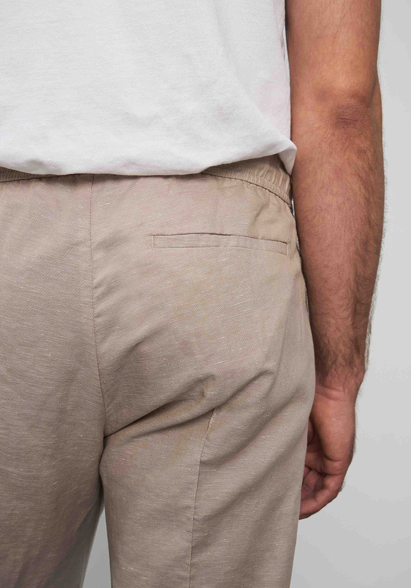 About Companions Leinenhose Max Trousers Sand