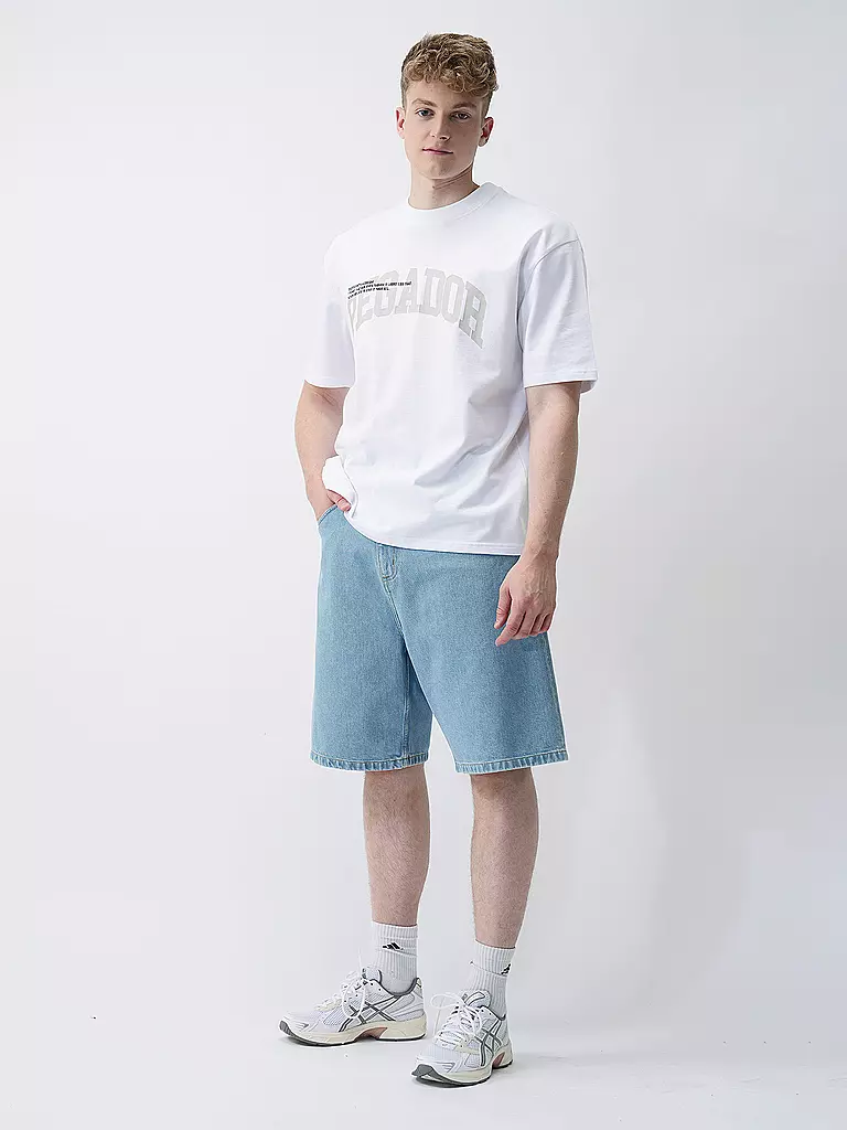 PEGADOR T-Shirt Oversized Fit GILFORD weiss