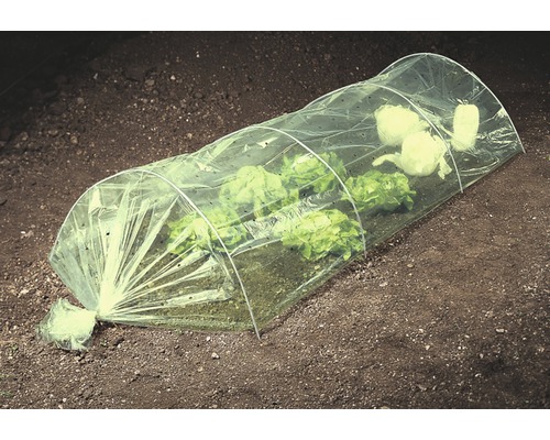 Tunnelfolie 43 g/m² FloraSelf 3,5 x 1 m, groen incl. 4 metalen clips