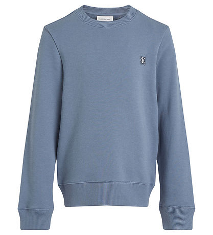 Calvin Klein Sweatshirt - Mono Mini Abzeichen - Grisaille Grey