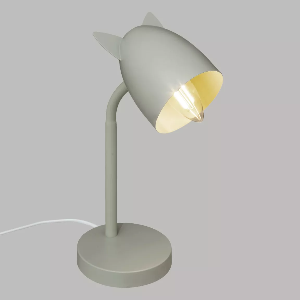 Lampe enfant à poser (H31 cm) Oreilles Verte