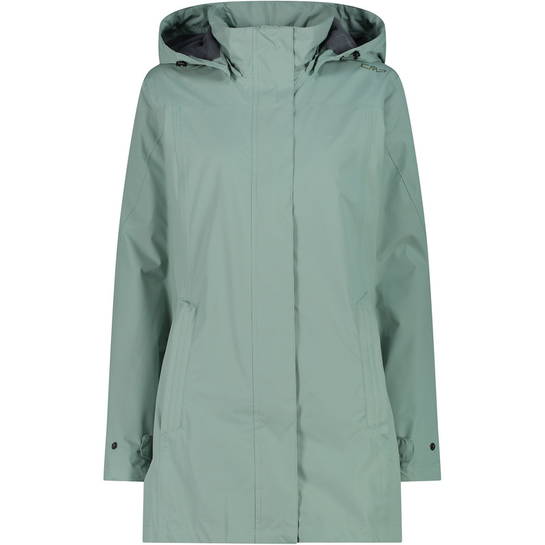CMP Damen Rain Hoodie Button Jacke