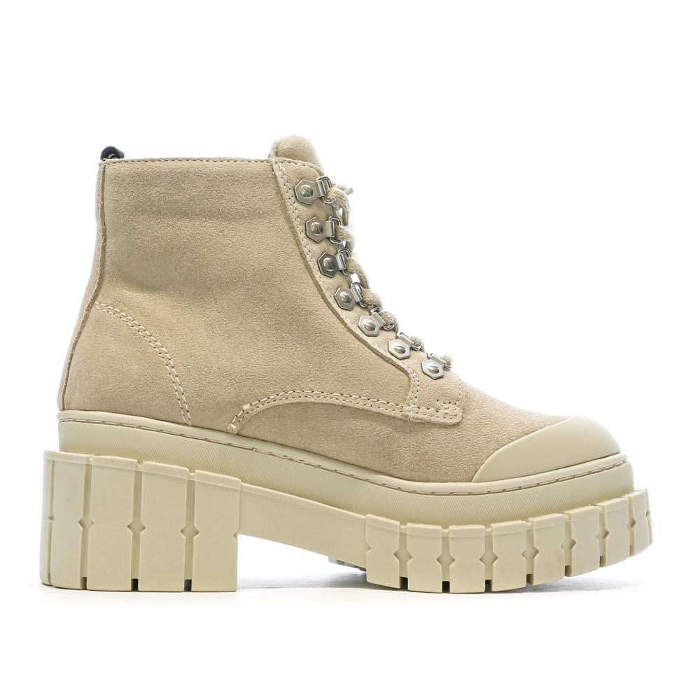 No Name Boots Écru Femme No Name Kross Low