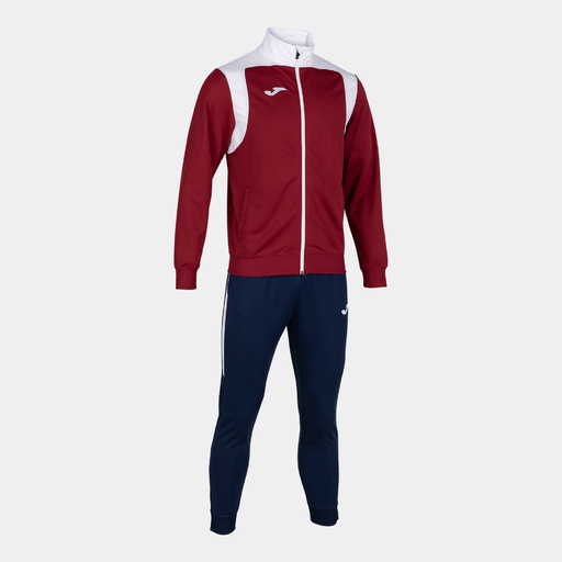 Conjunto de treino Joma Championship V Borgonha e Branco