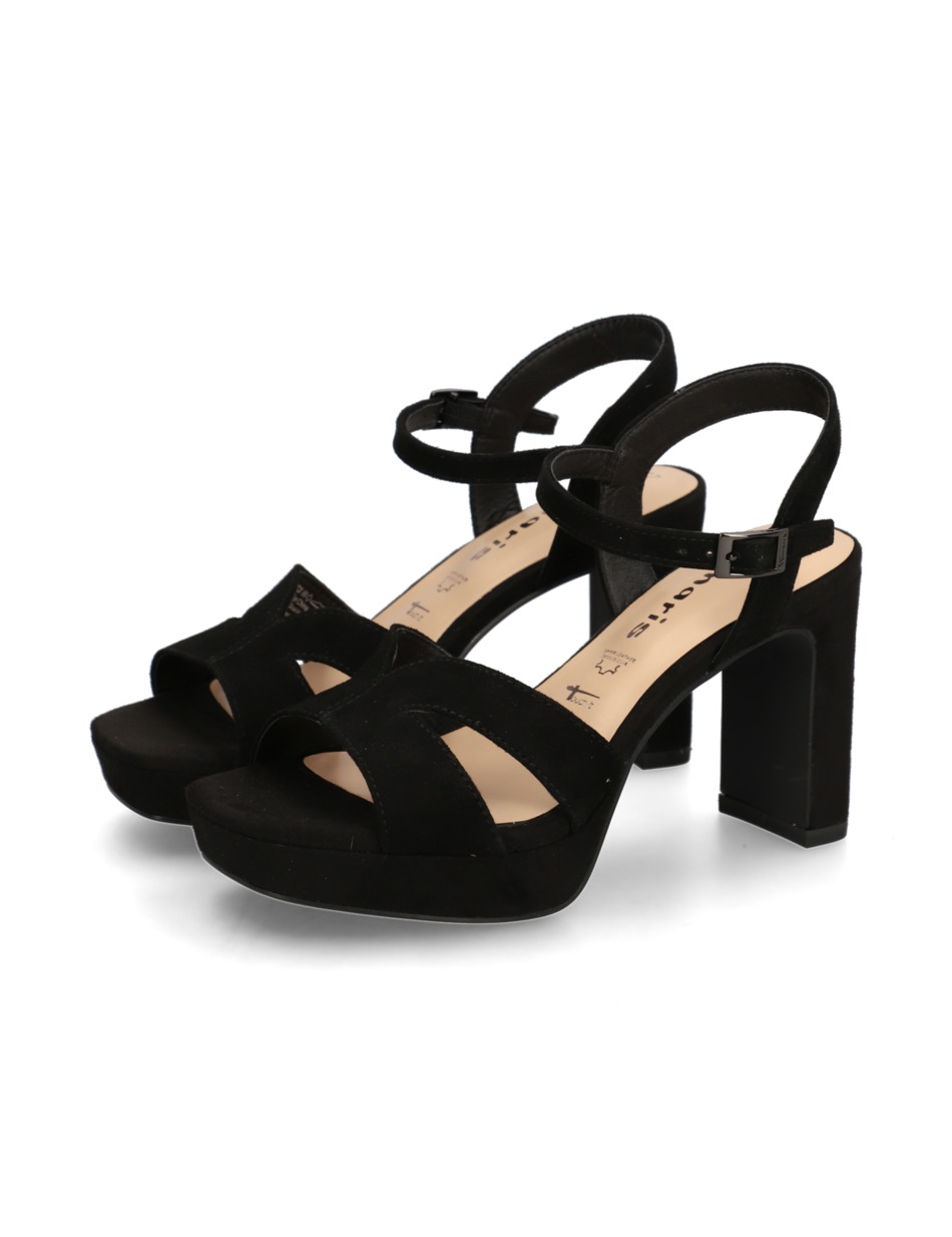 Veloursleder Sandale