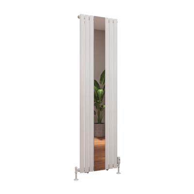 Eastbrook Tunstall radiator met spiegel 50x180cm 1056W wit mat
