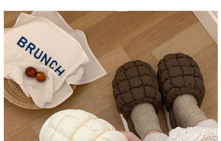Dalli Daisy - Effen gewatteerde pantoffels