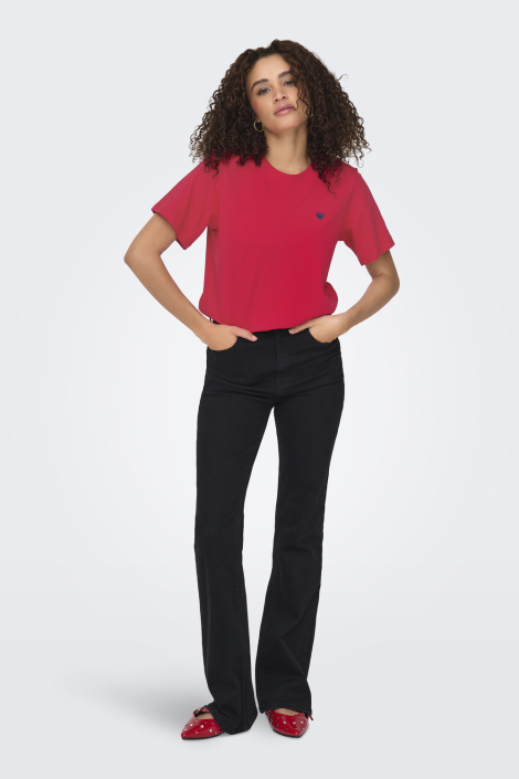 Jacqueline de Yong rode dames t-shirt