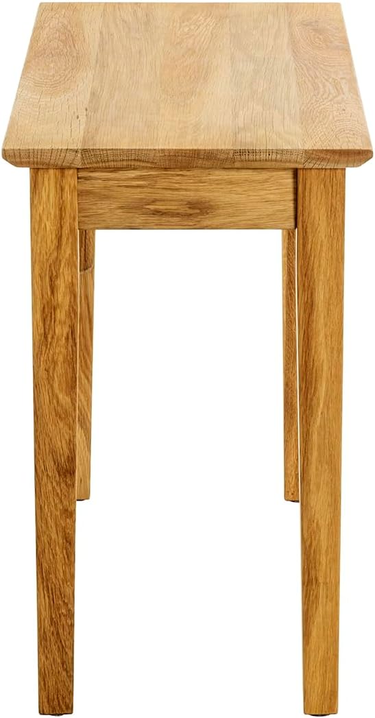 HAKU Möbel Konsole, Eiche, Massivholz - Maße: B 50 x H 60 x T 40 cm, Style: Traditional