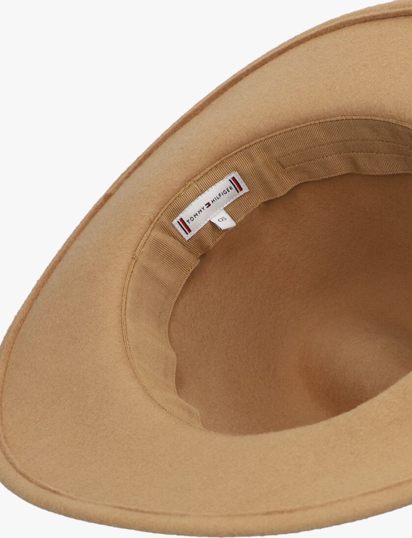 TOMMY HILFIGER beige tommy hilfiger hoed th feminine fedora hat