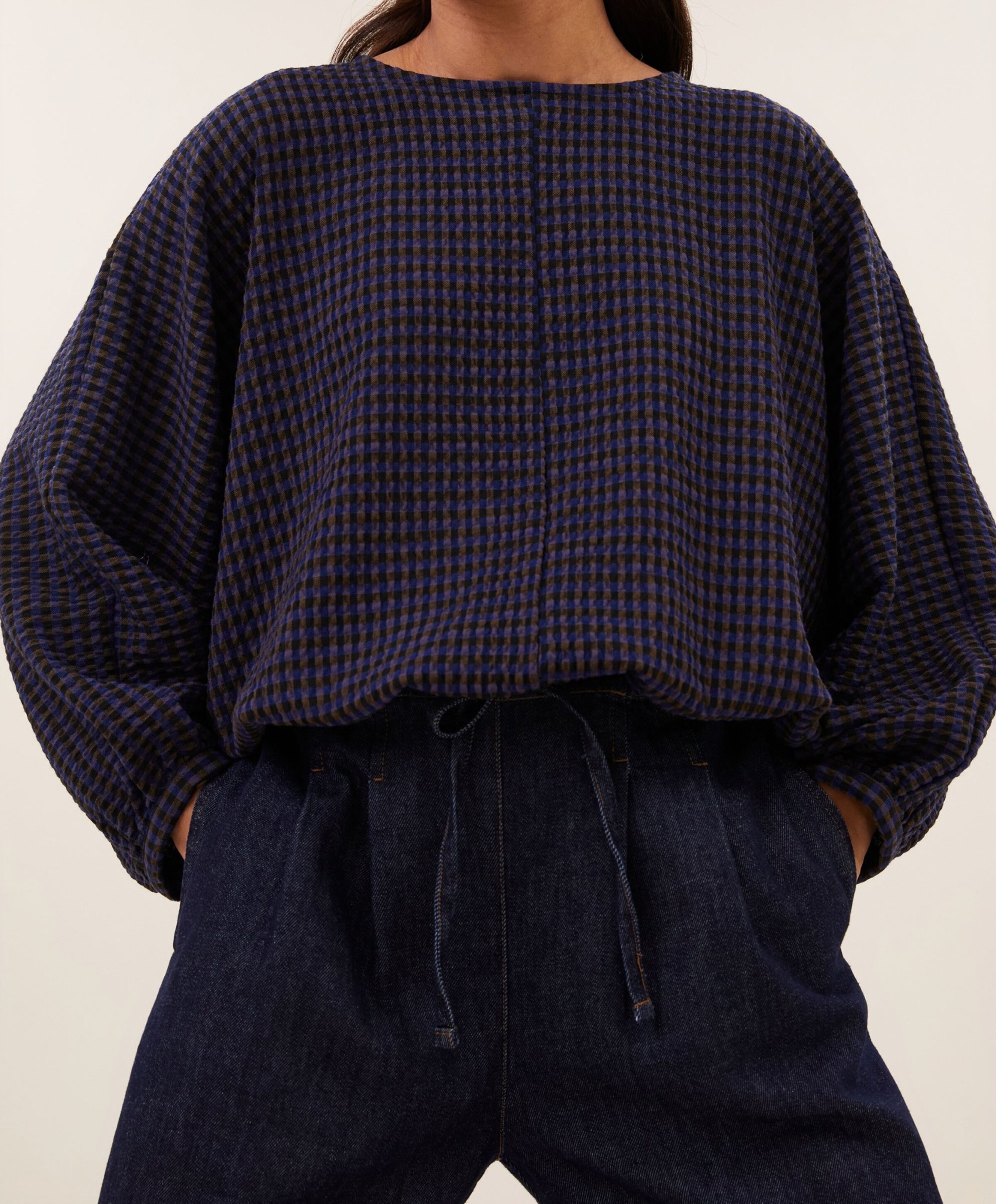 by-bar Dames blouse paars