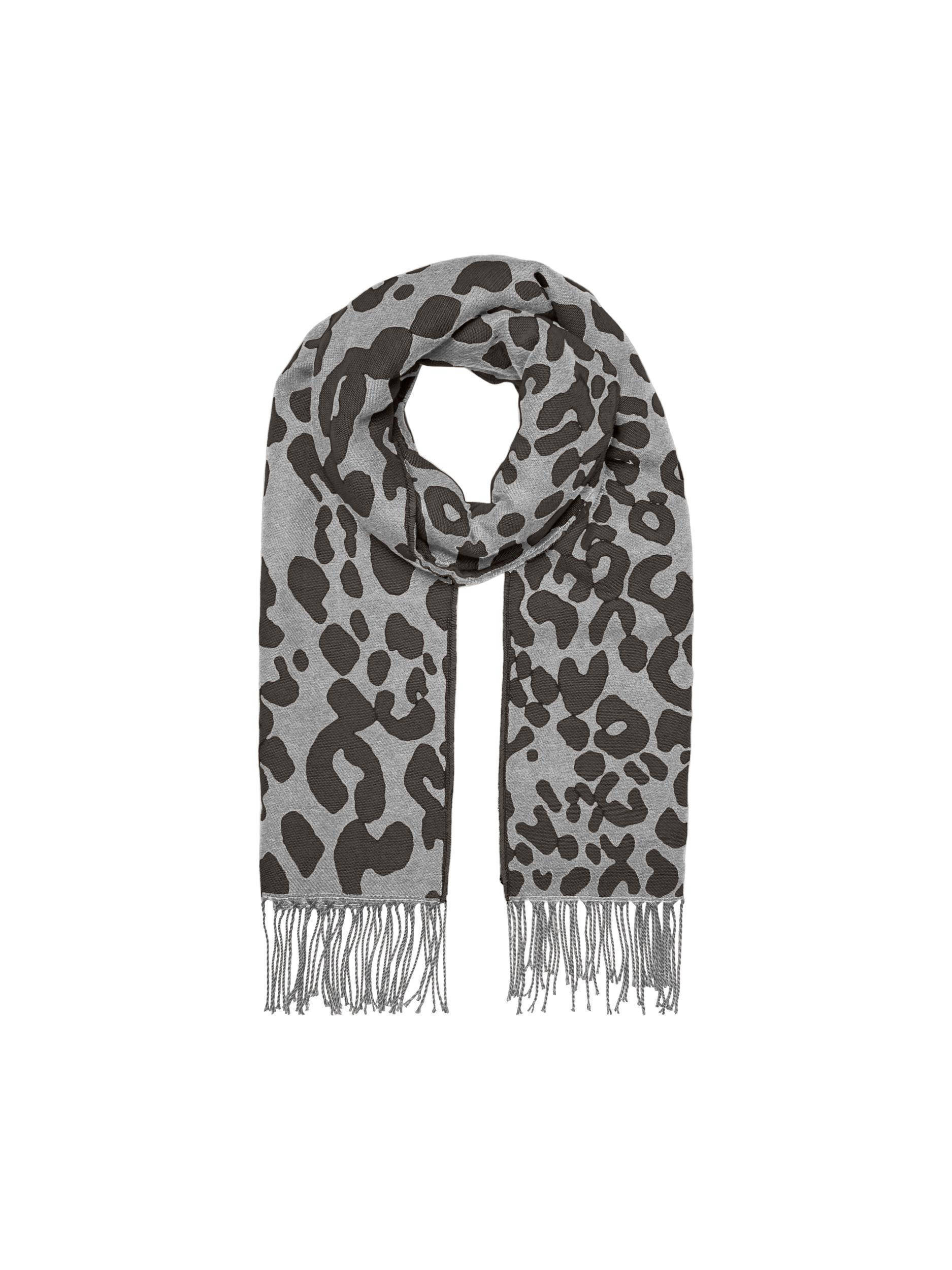 VERO MODA sjaal VMHANNAH grijs/zwart